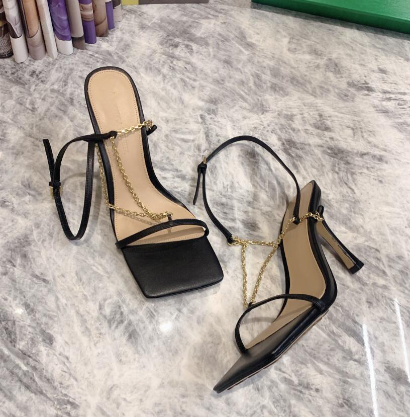 Vintage elegant 9cm high heel women sandals fashion party dress shoes for women new top plus size 41 female shoes