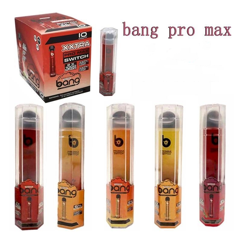 E-cigarettes Bang XXL Pro Max 2000 Puffs Disposable Device 2 in 1 Kit Vape 6ml Pods 1100mAh Battery XXtra Double Pen Ezzy
E-cigarettes Bang XXL Pro Max 2000 Puffs Disposable Device 2 in 1 Kit Vape 6ml Pods 1100mAh Battery XXtra Double Pen Ezzy