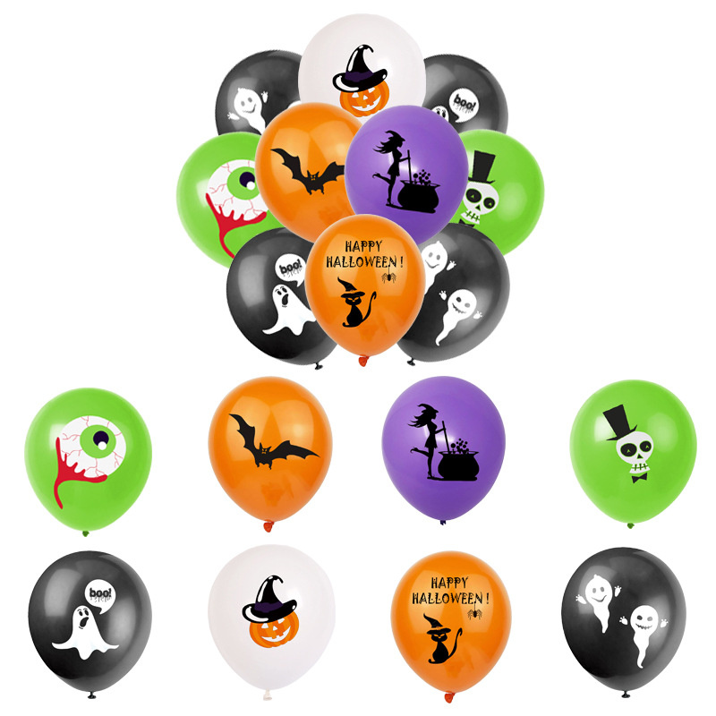 halloween skeleton pumpkin witch pattern balloon party decoration novel holiday atmosphere
halloween skeleton pumpkin witch pattern balloon party decoration novel holiday atmosphere