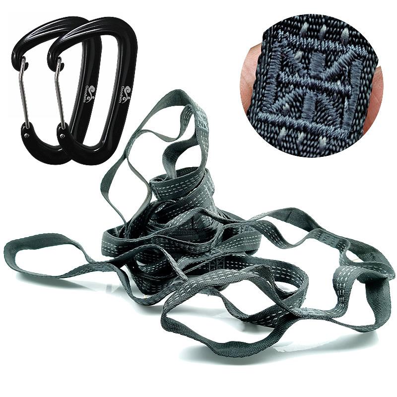 Camp Furniture 2 Set High-Strength Polyester Fiber Hammock Straps Are Double-Stitched For Outdoor Camping Forest Park
Camp Furniture 2 Set High-Strength Polyester Fiber Hammock Straps Are Double-Stitched For Outdoor Camping Forest Park