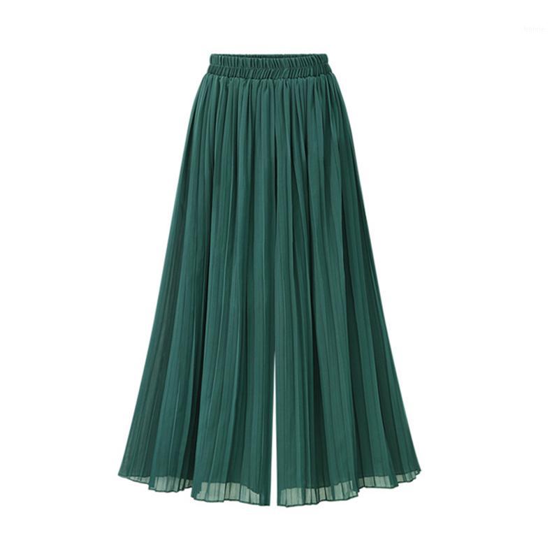 Women's Pants & Capris 2021 Summer European Style Pleated Women Wide Leg Loose Chiffon Boho Female Length Pant Elastic Waist Trousers Plus S, Black;white
Women's Pants & Capris 2021 Summer European Style Pleated Women Wide Leg Loose Chiffon Boho Female Length Pant Elastic Waist Trousers Plus S, Black;white