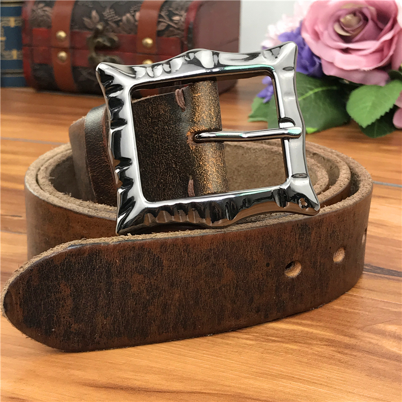 2021 New Top Thick Vintage Buckle Jeans Men Belt Leather Genuine Male Strap Ceinture Homme Riem Mbt0088 Fi27, Black
2021 New Top Thick Vintage Buckle Jeans Men Belt Leather Genuine Male Strap Ceinture Homme Riem Mbt0088 Fi27, Black
