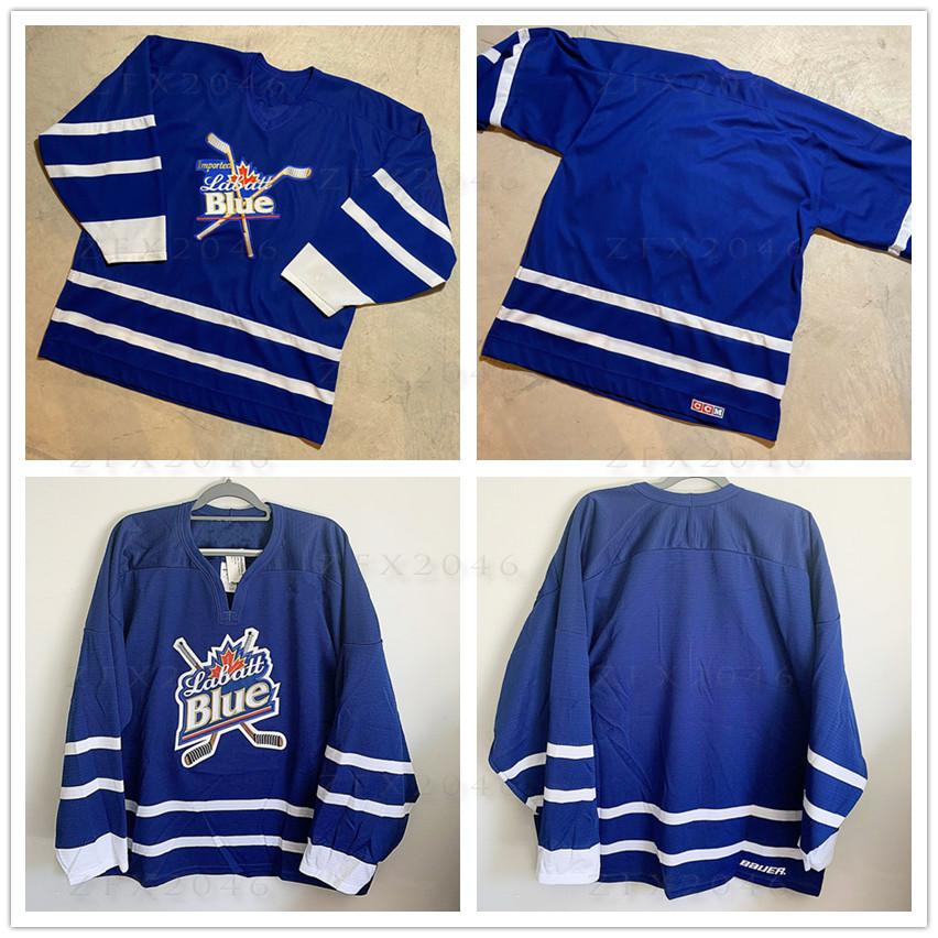 Custom Vintage Jersey NWT Labatt Blue Baeur Hockey Jerseys Blue Stitched CCM Letters Patches Any Name Your Number Size S-6XL, Black;red
Custom Vintage Jersey NWT Labatt Blue Baeur Hockey Jerseys Blue Stitched CCM Letters Patches Any Name Your Number Size S-6XL, Black;red