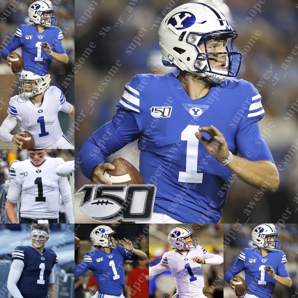 NCAA BYU Cougars Jersey Zach Wilson Khyiris Tonga Baylor Romney Tyler Allgeier Gunner Romney Lopini Katoa Neil Pau'u Isaac Rex Fred Warner Taysom Hill Max Tooley, Blue
NCAA BYU Cougars Jersey Zach Wilson Khyiris Tonga Baylor Romney Tyler Allgeier Gunner Romney Lopini Katoa Neil Pau'u Isaac Rex Fred Warner Taysom Hill Max Tooley, Blue