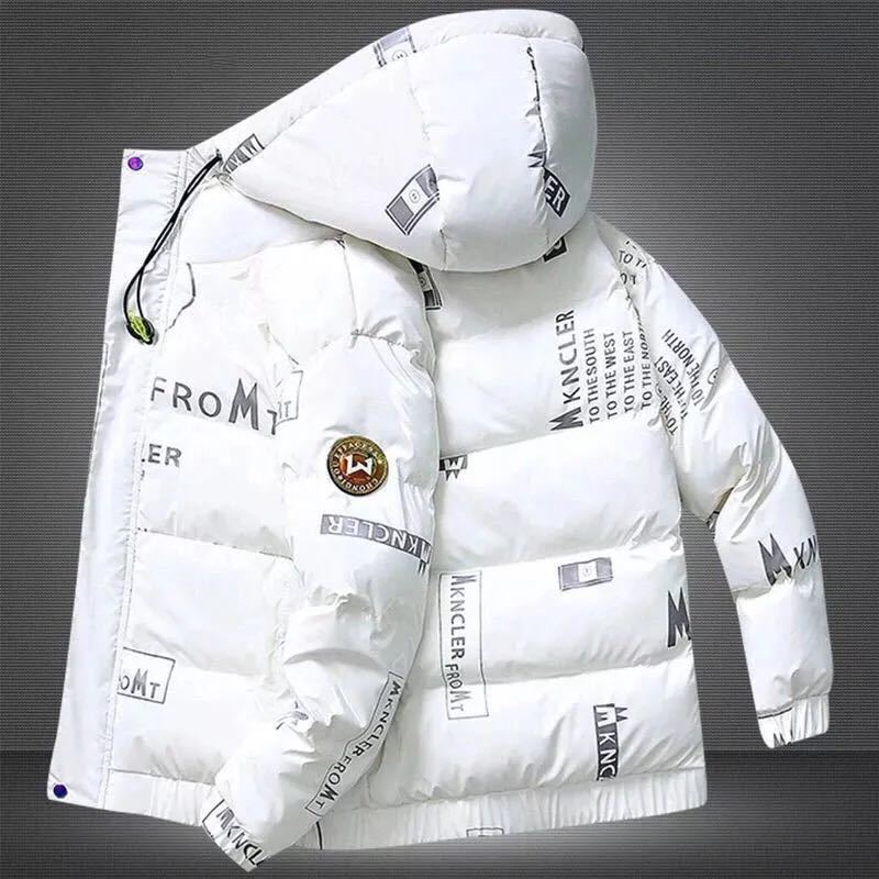 white duck down jacket men's winter korean version of the trend thickening short shiny coat casual youth stand-up collar men, Black
white duck down jacket men's winter korean version of the trend thickening short shiny coat casual youth stand-up collar men, Black