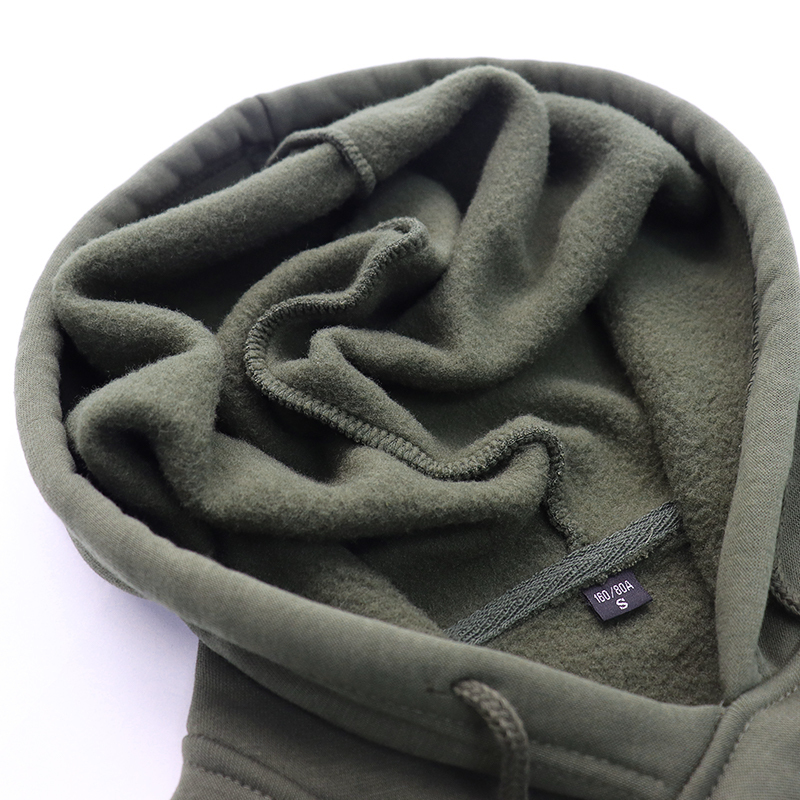 USA SIZE Fashion Color Hoodies Men's Thick Clothes Winter Sweatshirts Men Hip Hop Streetwear Solid Fleece Hoody Man Clothing 201113