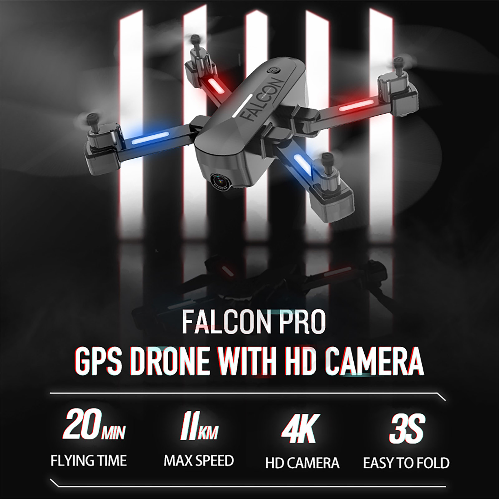 2021 New Drone GX5 4k profession HD Camera WiFi FPV Optical Sensor Drone Dual Camera Height Keep Drones Camera Helicopter Toys, Black
2021 New Drone GX5 4k profession HD Camera WiFi FPV Optical Sensor Drone Dual Camera Height Keep Drones Camera Helicopter Toys, Black