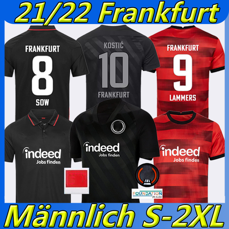 21/22 Eintracht Frankfurt Soccer Jerseys Europa Home Die Adler SOW SILVA KOSTIC JOVIC football shirt 2021 2022 HASEBE KAMADA HINTEREGGER NDicka Men Kids kit uniforms, 21-22 home
21/22 Eintracht Frankfurt Soccer Jerseys Europa Home Die Adler SOW SILVA KOSTIC JOVIC football shirt 2021 2022 HASEBE KAMADA HINTEREGGER NDicka Men Kids kit uniforms, 21-22 home