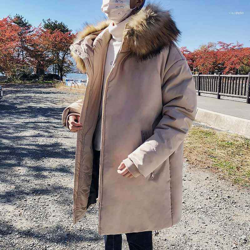 Men's Down & Parkas Winter Coat Men Warm Thick Fashion Solid Color Parka Casual Fur Collar Hooded Man Wild Loose Cotton Long Jacket1, Black
Men's Down & Parkas Winter Coat Men Warm Thick Fashion Solid Color Parka Casual Fur Collar Hooded Man Wild Loose Cotton Long Jacket1, Black