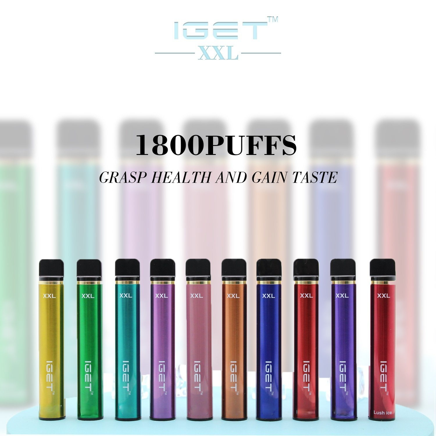 Authentic Iget XXL Vape Pen Electronic Cigarettes Device 9500mAh Battery 7ml Pods Empty Original Vapors 1800 Puffs Kit wholesale
Authentic Iget XXL Vape Pen Electronic Cigarettes Device 9500mAh Battery 7ml Pods Empty Original Vapors 1800 Puffs Kit wholesale