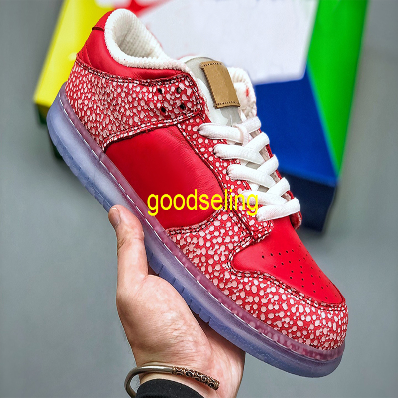 Top quality Stingwater X duck low skateboard shoes White spotted snowflake"Magic Mushroom"Men's and women's Red outdoors
Top quality Stingwater X duck low skateboard shoes White spotted snowflake"Magic Mushroom"Men's and women's Red outdoors