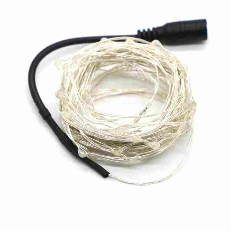 Christmas Tree 20M EU US Copper Wire String lights Waterproof LED Strip For Fairy Wedding Party Decoration Holiday lighting Free shipping