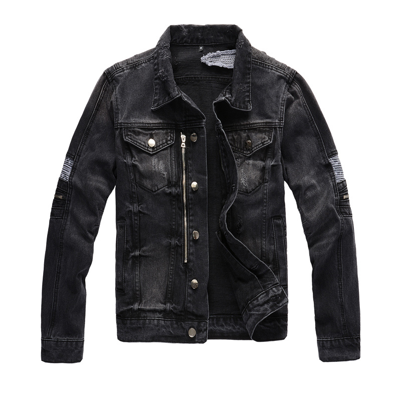 2021 New Fashion Streetwear Men Jackets High Quality Spliced Patchwork Designer Ripped Denim Cotton Coats Punk Style Hip Hop Chaqueta Bbj1, Retro light blue
2021 New Fashion Streetwear Men Jackets High Quality Spliced Patchwork Designer Ripped Denim Cotton Coats Punk Style Hip Hop Chaqueta Bbj1, Retro light blue