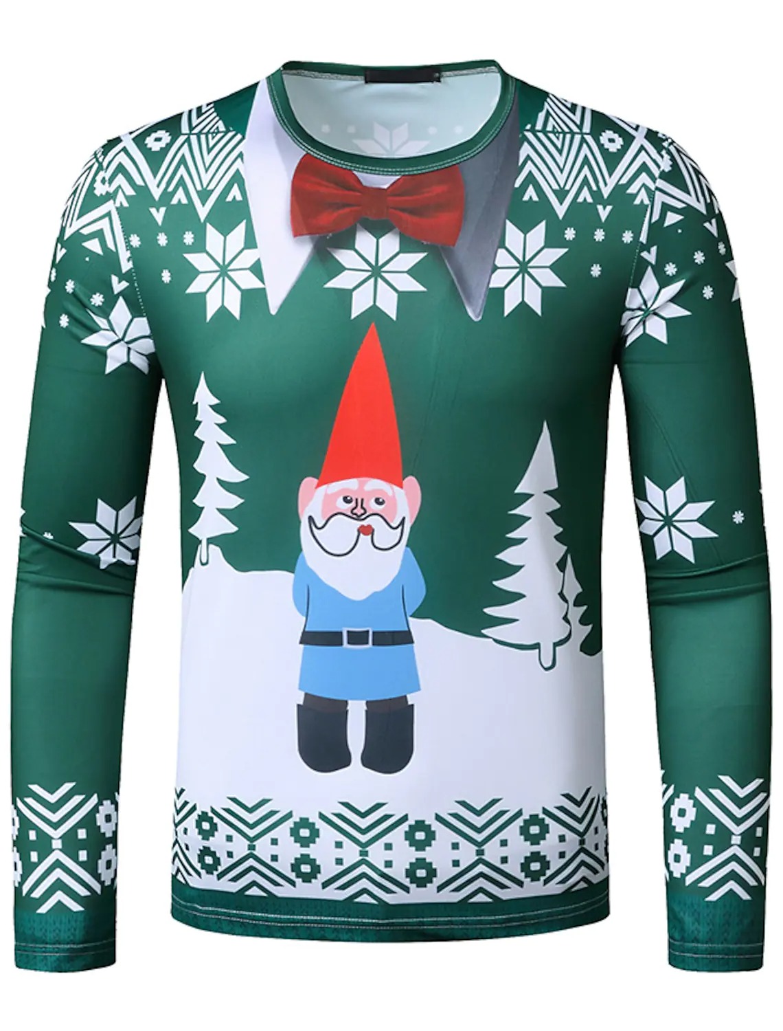 Fashion Christmas Tree Snowflake Cute Print Pattern Men's Christmas 3D Printing T-shirt Long Sleeve Party Top Streetwear Round Neck High Quality, White;black
Fashion Christmas Tree Snowflake Cute Print Pattern Men's Christmas 3D Printing T-shirt Long Sleeve Party Top Streetwear Round Neck High Quality, White;black