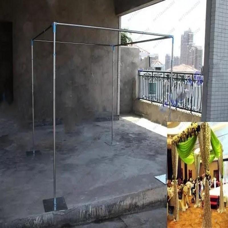 Party Decoration Adjustable Wedding Square Canopy Chuppah Arbor Drape Stand Stainless Steel Piping Frame Backdrop With Expandable Rods
Party Decoration Adjustable Wedding Square Canopy Chuppah Arbor Drape Stand Stainless Steel Piping Frame Backdrop With Expandable Rods