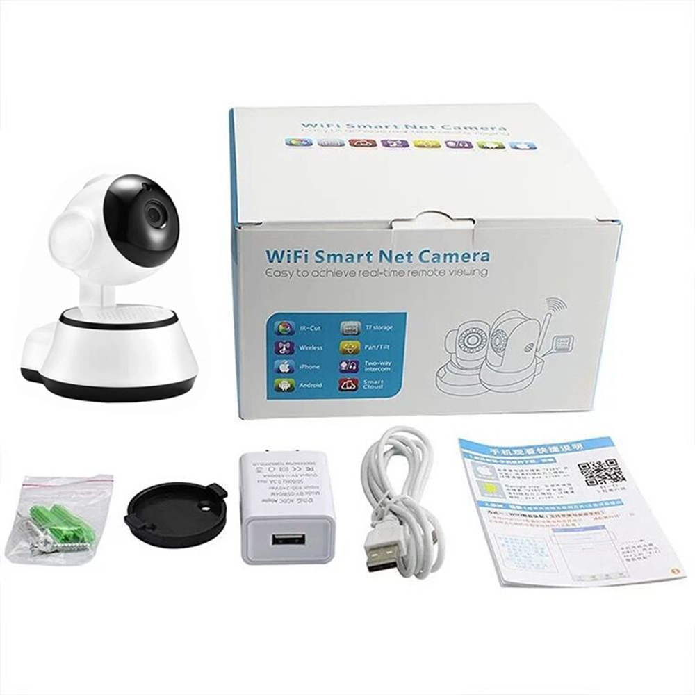 Home Security 720P IP Camera Wireless Smart WiFi Camera WI-FI Night Vision Surveillance Baby Monitor HD Mini CCTV Cam V380