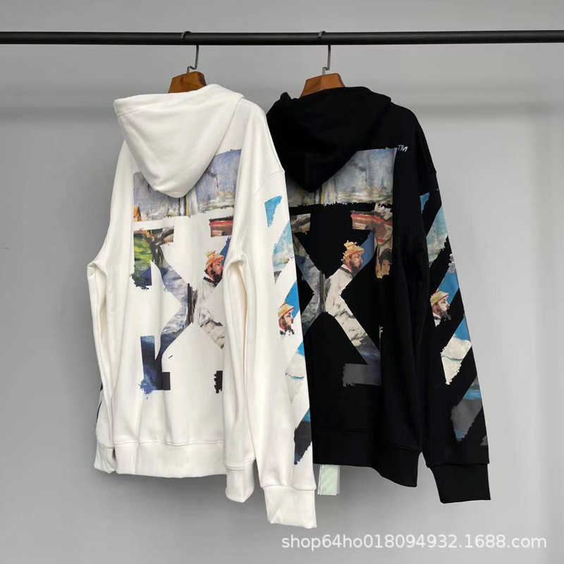 Monet White Off Watercolor Ow Oil Painting Zipper Jacket Arrow Hoodie Men's and Women's Jacket1, Black
Monet White Off Watercolor Ow Oil Painting Zipper Jacket Arrow Hoodie Men's and Women's Jacket1, Black