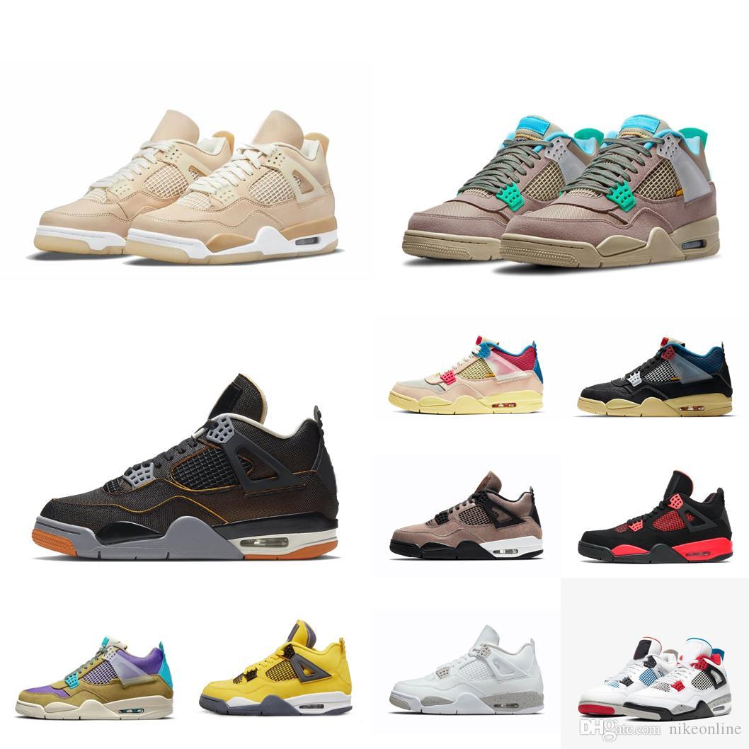 Retro womens jumpman 4s basketball shoes kids mens what the jorden 4 sneakers Shimmer White Oreo Taupe Haze Bred Union Denim tennis with box, Union pink
Retro womens jumpman 4s basketball shoes kids mens what the jorden 4 sneakers Shimmer White Oreo Taupe Haze Bred Union Denim tennis with box, Union pink