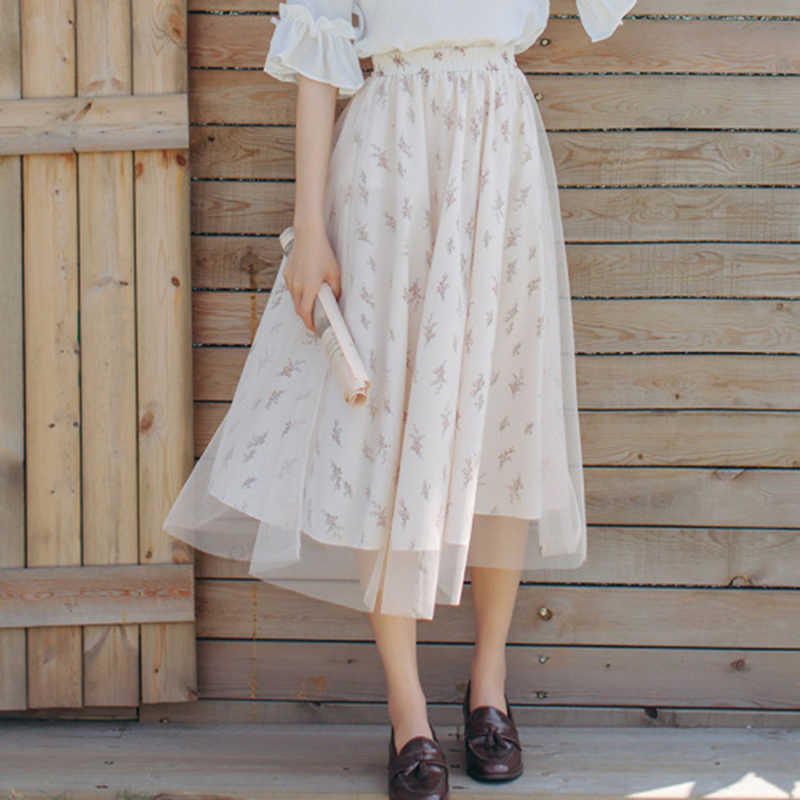 Spring Summer Preppy Style Women Chiffon Print Patchwork Mesh Skirts High Waist Sweet Cute A-line Long Skirt Top quality S32 210608, Picture color
Spring Summer Preppy Style Women Chiffon Print Patchwork Mesh Skirts High Waist Sweet Cute A-line Long Skirt Top quality S32 210608, Picture color
