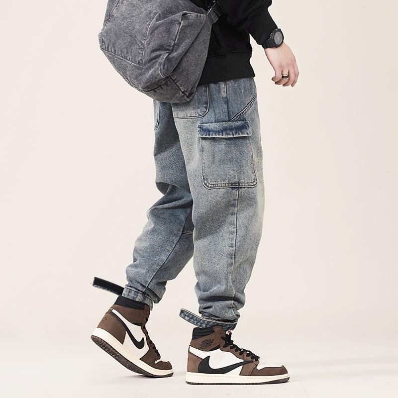 Men' Jeans Streetwear Fashion Men Retro Blue Loose Fit Casual Denim Cargo Pants Overalls Embroidery Designer Hip Hop Jogger
Men' Jeans Streetwear Fashion Men Retro Blue Loose Fit Casual Denim Cargo Pants Overalls Embroidery Designer Hip Hop Jogger