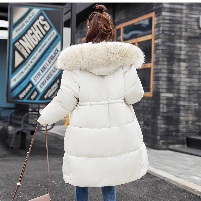 2021 New Winter Women Jacket Coat Female Fashion Big Fur Collar Hooded Long Parka Mujer Thickening Cotton Padded Outwear Pp153 M8ng, Black
2021 New Winter Women Jacket Coat Female Fashion Big Fur Collar Hooded Long Parka Mujer Thickening Cotton Padded Outwear Pp153 M8ng, Black