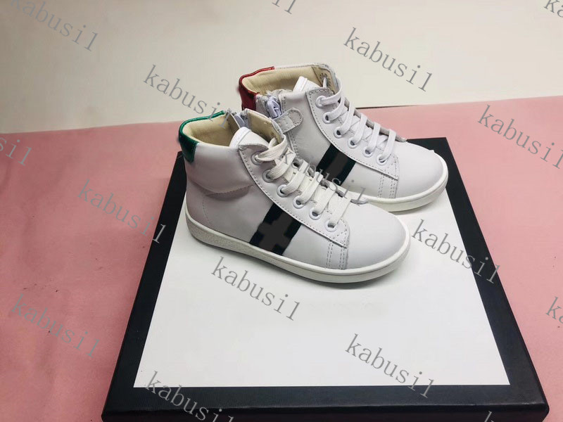 Top quality leather casual shoes for boys and girls Gaobang Ankle Support Bee Embroidered Striped Casual Shoes Size: 24-35
Top quality leather casual shoes for boys and girls Gaobang Ankle Support Bee Embroidered Striped Casual Shoes Size: 24-35
