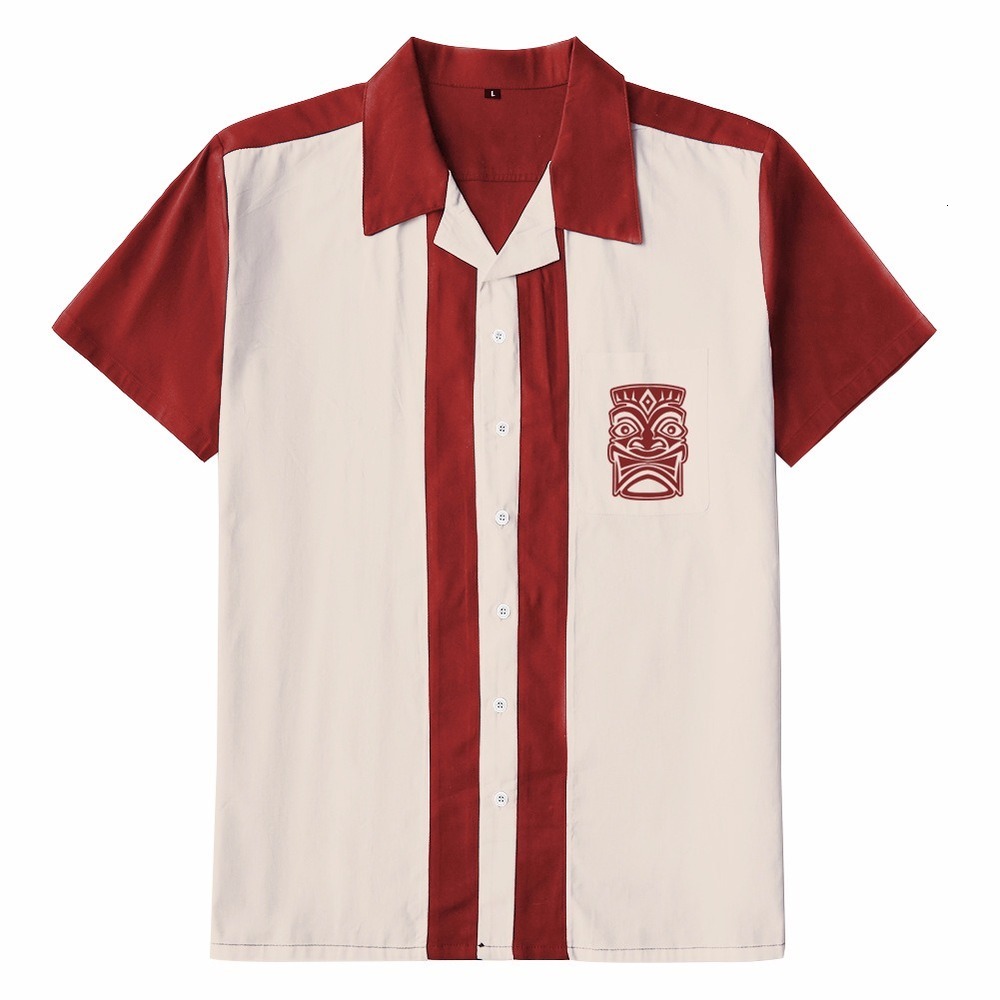 2021 New Vintage Short-sleeved Cotton Shirt Fashion Tiki Embroidered Slim Color Matching Men's Shirts Casual Camisa Us Size Dmq4
2021 New Vintage Short-sleeved Cotton Shirt Fashion Tiki Embroidered Slim Color Matching Men's Shirts Casual Camisa Us Size Dmq4