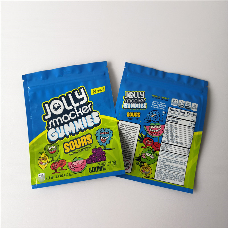 Hotest Jolly Rancher 500MG Jolly Smacker 600MG Gummi Candy Mylar Retail Bag Gummies Edibles Packaging Bag Sours
Hotest Jolly Rancher 500MG Jolly Smacker 600MG Gummi Candy Mylar Retail Bag Gummies Edibles Packaging Bag Sours