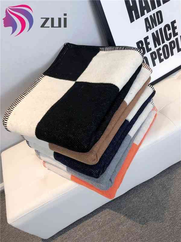 Brand H Plaid Cashmere Crochet Soft Wool Scarf Shawl Portable Warm Sofa Bed Fleece Knitted Throw Blanket
Brand H Plaid Cashmere Crochet Soft Wool Scarf Shawl Portable Warm Sofa Bed Fleece Knitted Throw Blanket