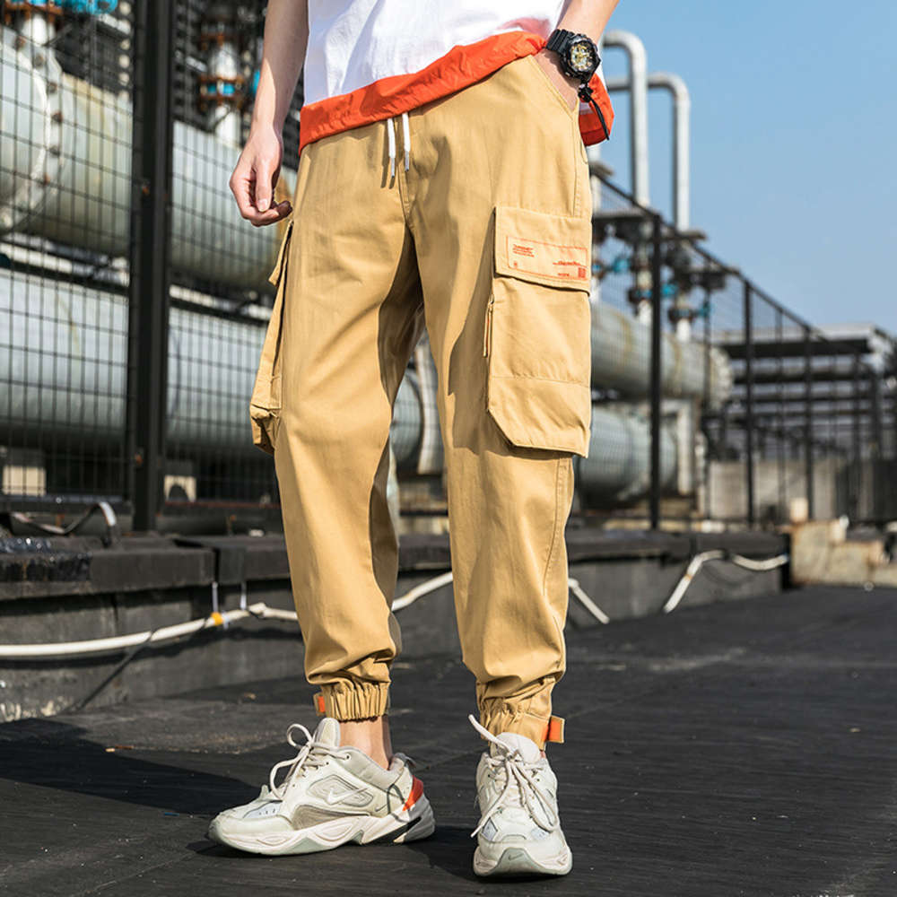 Spring and autumn 2021 ins trend loose Leggings overalls large pocket men's trousers, Black
Spring and autumn 2021 ins trend loose Leggings overalls large pocket men's trousers, Black