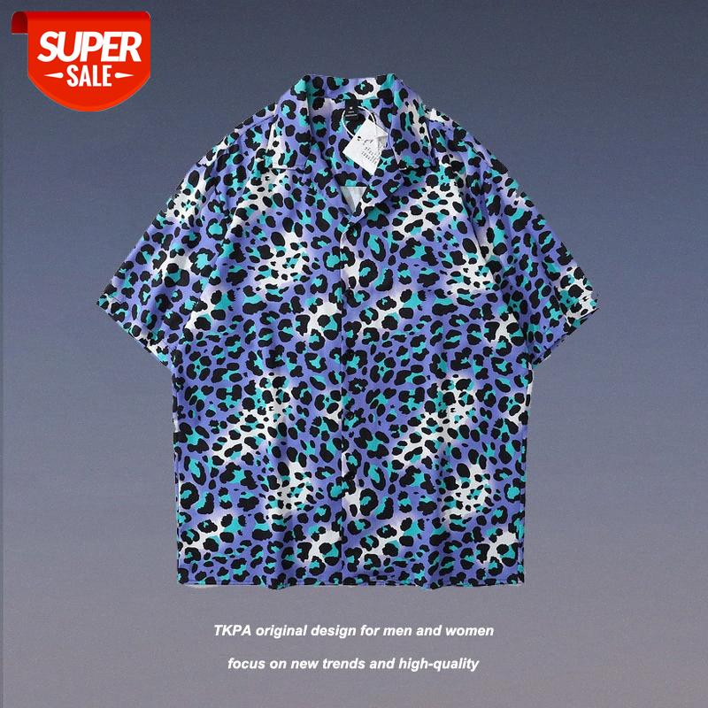 TKPA hip-hop retro leopard print tie-dye short-sleeved shirt for men and women oversize Wei Yi flower #MH3m, White;black
TKPA hip-hop retro leopard print tie-dye short-sleeved shirt for men and women oversize Wei Yi flower #MH3m, White;black