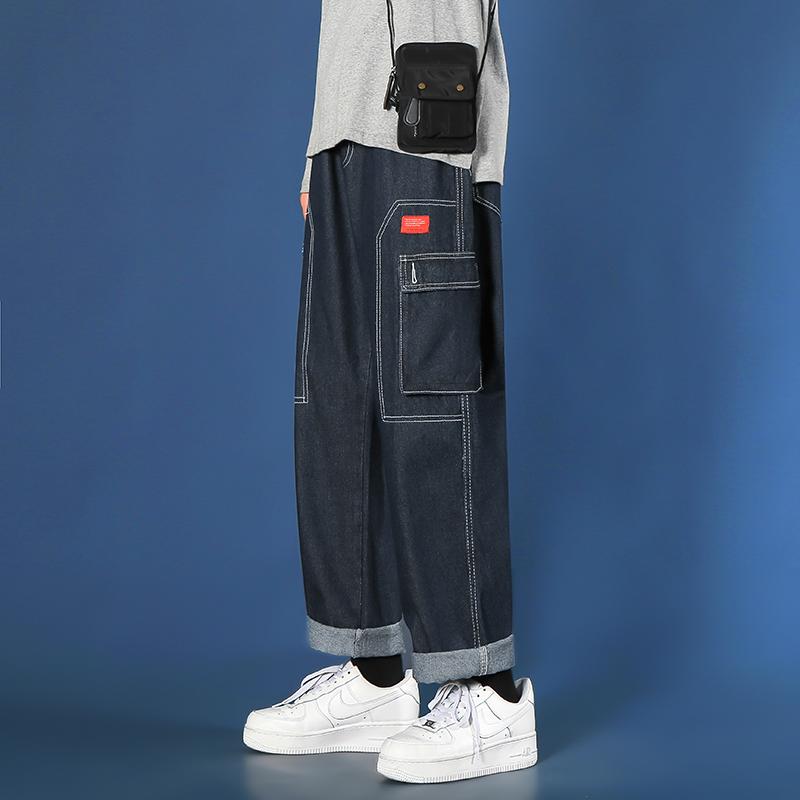Men's Jeans Autumn Baggy Pants For 2021 Men Fashion Trends Black Cargo Trousers Mens Wide Leg Denim Pant Oversized Harajuku Streetwear, Dark blue
Men's Jeans Autumn Baggy Pants For 2021 Men Fashion Trends Black Cargo Trousers Mens Wide Leg Denim Pant Oversized Harajuku Streetwear, Dark blue