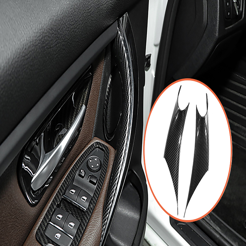 Carbon Fiber Door Handle Cover Driver Side Passenger Side Doors Pull Handles Covers For BMW 3 4 Series 320i 328i 330i 335i F30 F31 428i 435i F32 F36 P
