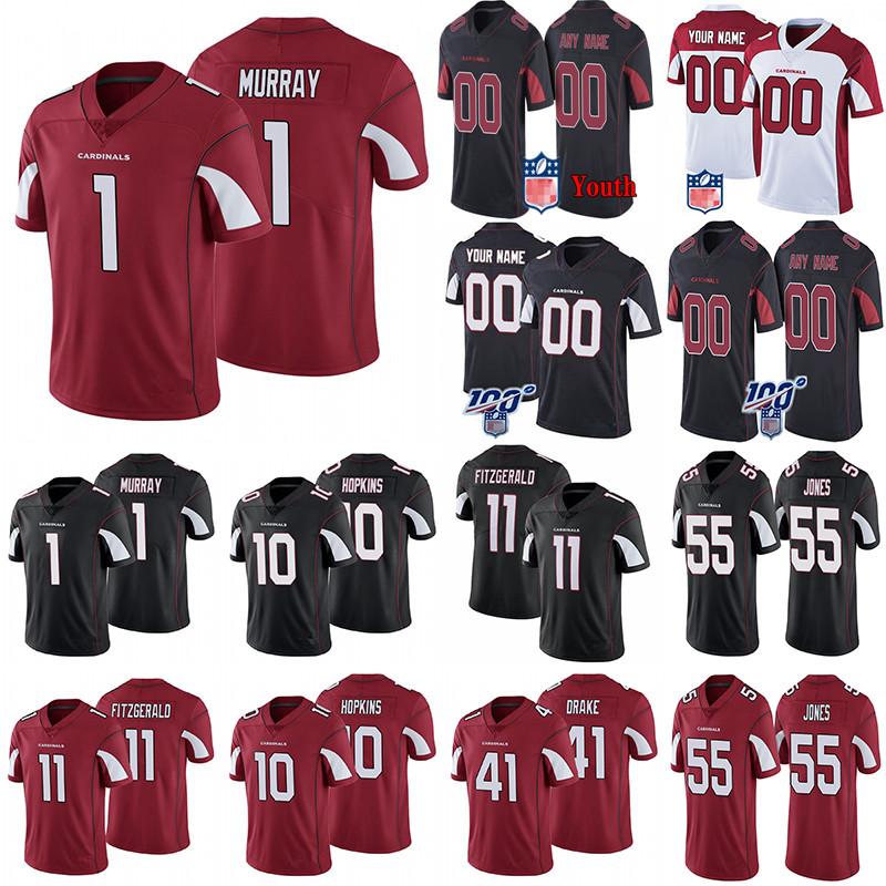Custom Mens Womens Kids Football Jersey 1 Kyler Murray 10 DeAndre Hopkins 11 Fitzgerald Any number Any Name Jerseys, White
Custom Mens Womens Kids Football Jersey 1 Kyler Murray 10 DeAndre Hopkins 11 Fitzgerald Any number Any Name Jerseys, White