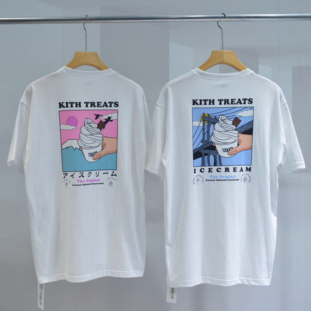 Brand Designer Summer Fashion Kith Treats Local Tea T Shirt Men Women's Vintage White Icecream Tops Harajuku Men's T-shirts, White;black
Brand Designer Summer Fashion Kith Treats Local Tea T Shirt Men Women's Vintage White Icecream Tops Harajuku Men's T-shirts, White;black