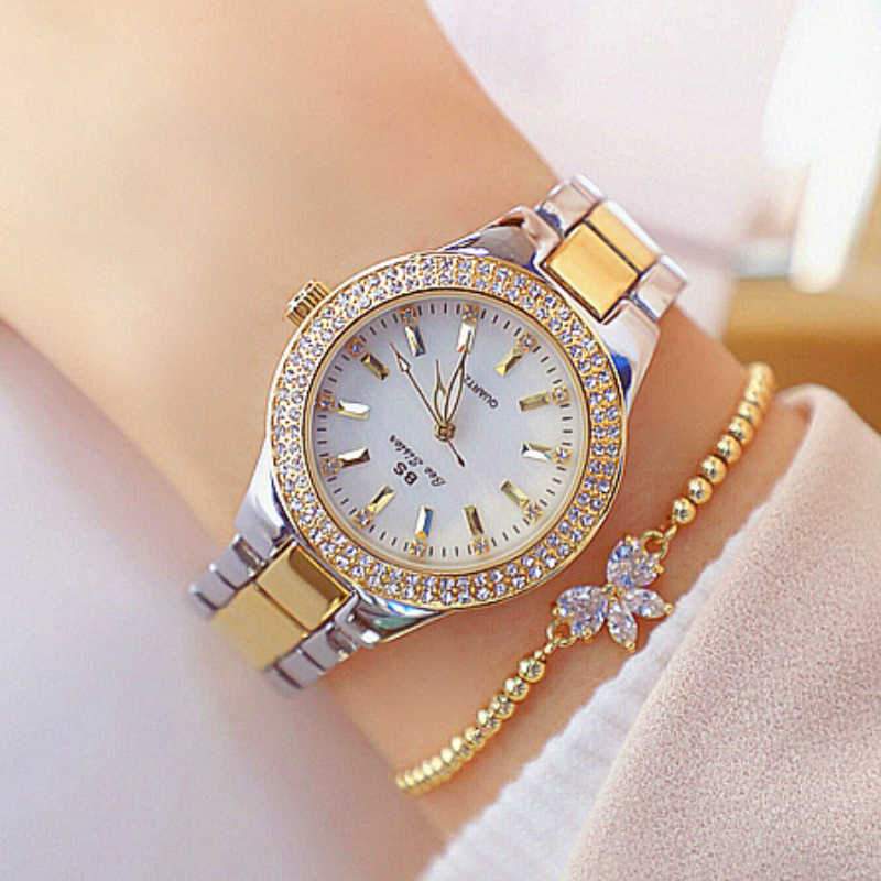 Fashion Luxury Women Watches Diamond Ladies Quartz Wristwatches Stainless steel Gold Silver Clock Female Watch relogio feminino 210616
Fashion Luxury Women Watches Diamond Ladies Quartz Wristwatches Stainless steel Gold Silver Clock Female Watch relogio feminino 210616