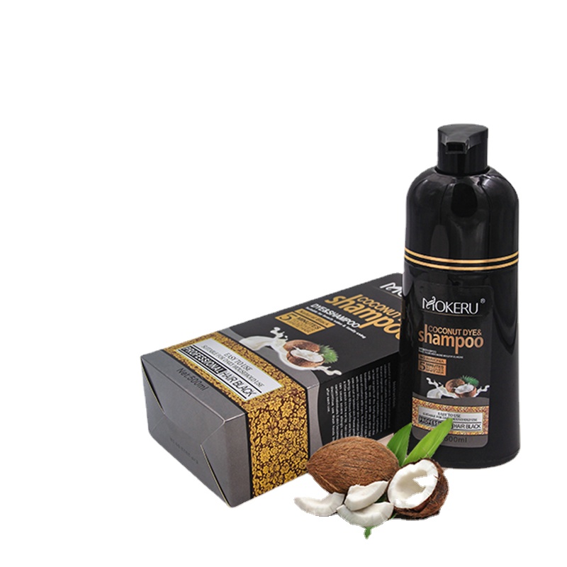 500ml Natural Organic Coconut Oil Essence Black Hair Dye Shampoo Covering Gray Hair Permanent Hair Color Dye Shampoo
500ml Natural Organic Coconut Oil Essence Black Hair Dye Shampoo Covering Gray Hair Permanent Hair Color Dye Shampoo
