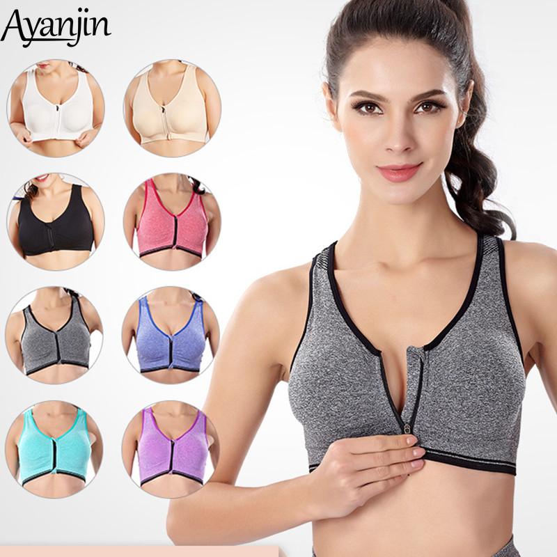 2021 Women Big Size /L/XL/2XL/3XL/4XL Front Zipper No Steel Ring Professional Shockproof Sports Bra Yoga Underwear Running Vest, White
2021 Women Big Size /L/XL/2XL/3XL/4XL Front Zipper No Steel Ring Professional Shockproof Sports Bra Yoga Underwear Running Vest, White
