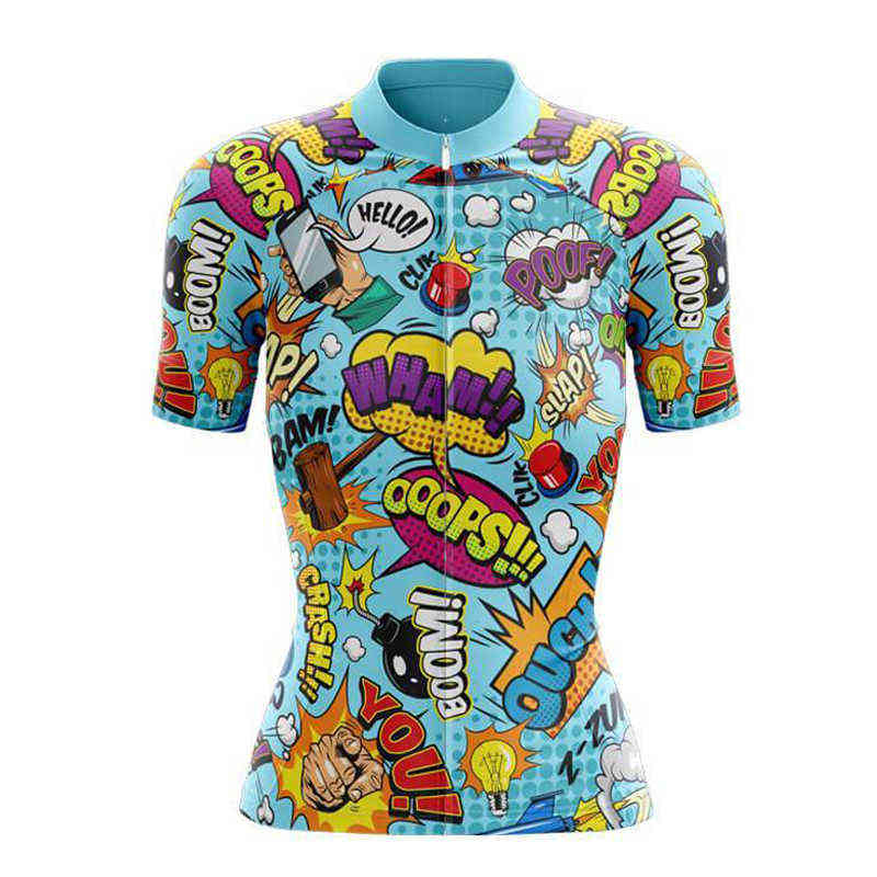 Cycling Clothes Women's Bicycle Clothing Cartoon Jersey Woman Short Sleeve Maillot Outdoor Sportwear Road Bike Jerseys Cycle Shirt 221216
Cycling Clothes Women's Bicycle Clothing Cartoon Jersey Woman Short Sleeve Maillot Outdoor Sportwear Road Bike Jerseys Cycle Shirt 221216