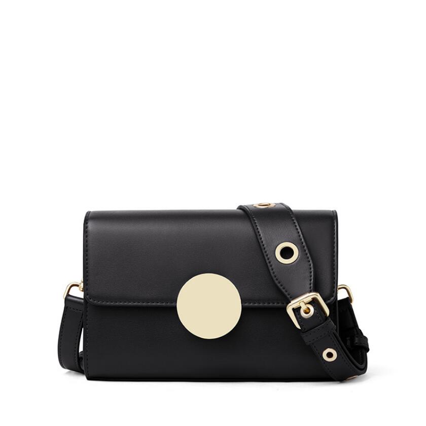 Women Shoulder Bag Women Cross-body Bag Wide Strap Messenger bags Square Flap Ladys Handbag