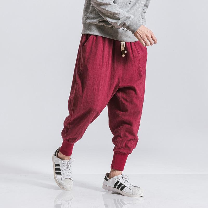 Men's Pants Streetwear Men Harem Japanese Style Casual Cotton Linen Trouser Man Jogger Chinese Baggy Plus Size M-5XL, Black
Men's Pants Streetwear Men Harem Japanese Style Casual Cotton Linen Trouser Man Jogger Chinese Baggy Plus Size M-5XL, Black