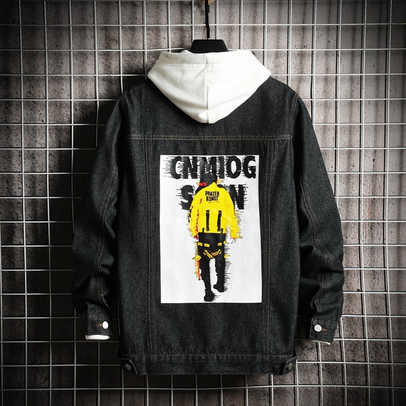 2021 New Fashion Streetwear Black Color Pattern Printed Designer Denim Jackets Men Big Pocket Coats Hip Hop Chaqueta Hombre Dxlc
2021 New Fashion Streetwear Black Color Pattern Printed Designer Denim Jackets Men Big Pocket Coats Hip Hop Chaqueta Hombre Dxlc