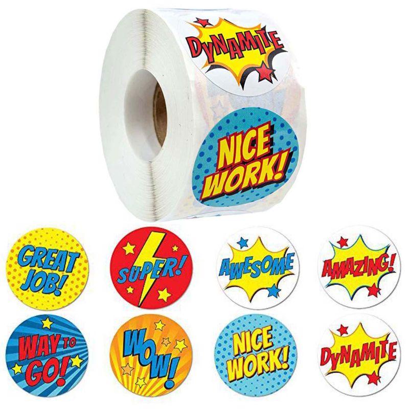 500pcs/roll 8 Styles Adhesive Reward Stickers Labels Box Sealing Nice Work Great Job Student Stationery Decor
500pcs/roll 8 Styles Adhesive Reward Stickers Labels Box Sealing Nice Work Great Job Student Stationery Decor