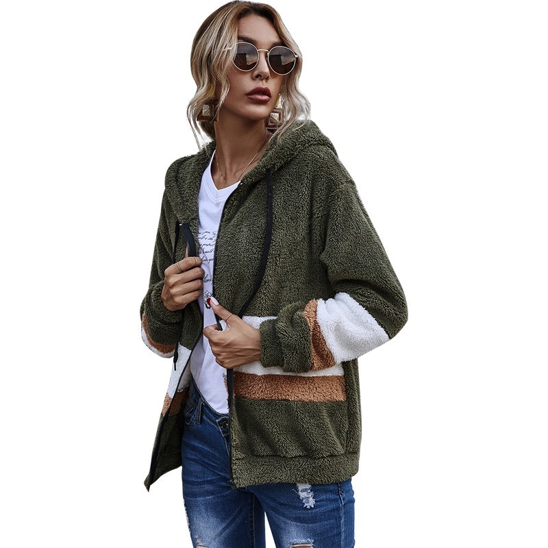 2021 New Faux Coat Women Autumn Winter Warm Soft Fur Jacket Female Plush Overcoat Casual Ffy Plus Size Outwear Qfs9, Green 
2021 New Faux Coat Women Autumn Winter Warm Soft Fur Jacket Female Plush Overcoat Casual Ffy Plus Size Outwear Qfs9, Green
