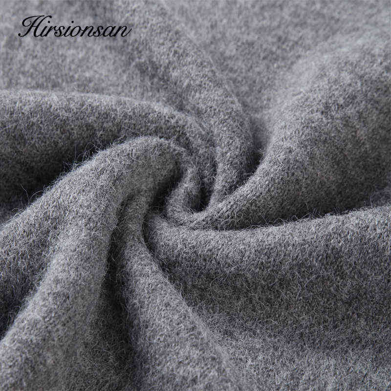 Hirsionsan Basic Two Piece Knitted Loose Pants and O Neck Sweater Women Autumn Winter Warm Sets Female Tracksuits Pullovers 211116