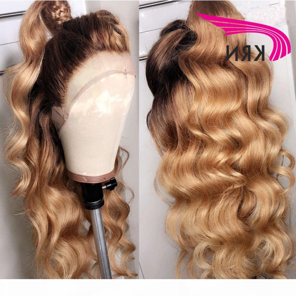 KRN #4 27 Ombre Brazilian Front Human Wigs With Baby Hair 180% Wavy remy Pre Plucked Lace Frontal Wig For Women, Ombre color
KRN #4 27 Ombre Brazilian Front Human Wigs With Baby Hair 180% Wavy remy Pre Plucked Lace Frontal Wig For Women, Ombre color