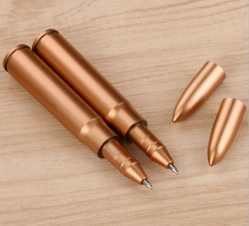 Rocket Shape Bullet Ballpoint Pen Roller Ball Pens Kids Office School Students Gift Party Favor Stationery Gold