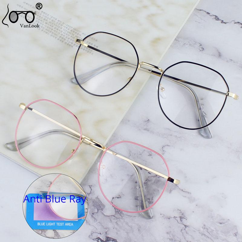 Sunglasses Vanlook Blue Light Blocking Glasses Mens Computer Zero Stylish Round…