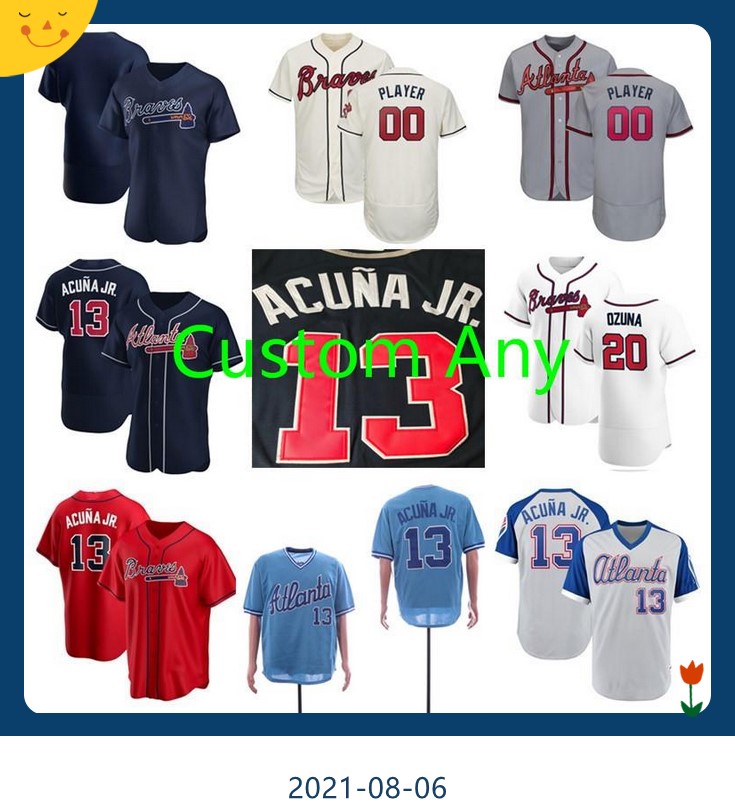 Ronald Acuna Jr. Marcell Ozuna Freddie Freeman Travis d'Arnaud Chipper Jones Ozzie Albies Dansby Swanson Max Fried Baseball Jerseys, Men red flexbase
Ronald Acuna Jr. Marcell Ozuna Freddie Freeman Travis d'Arnaud Chipper Jones Ozzie Albies Dansby Swanson Max Fried Baseball Jerseys, Men red flexbase