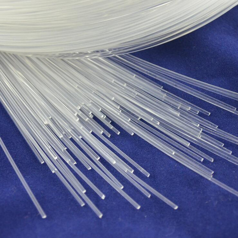High brightness lighting cable 30~100 Meter smallest diameter 0.25mm~3mm end glow PMMA optic fiber cables for star ceiling decorative light - view 9